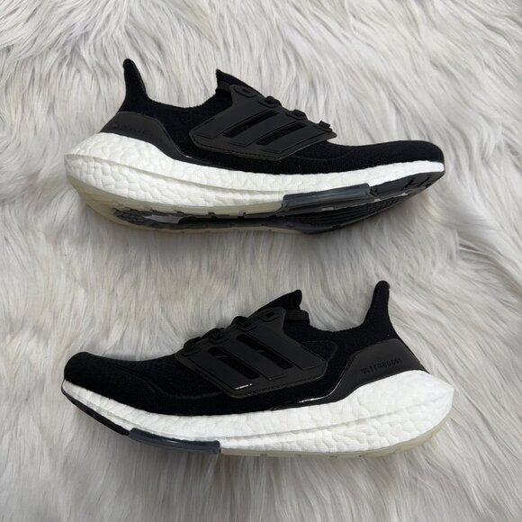 Adidas Ultraboost 21 Black Mens Running FY0378 NEW* Sz 5 / WMNS 6.5 - Picture 3 of 7